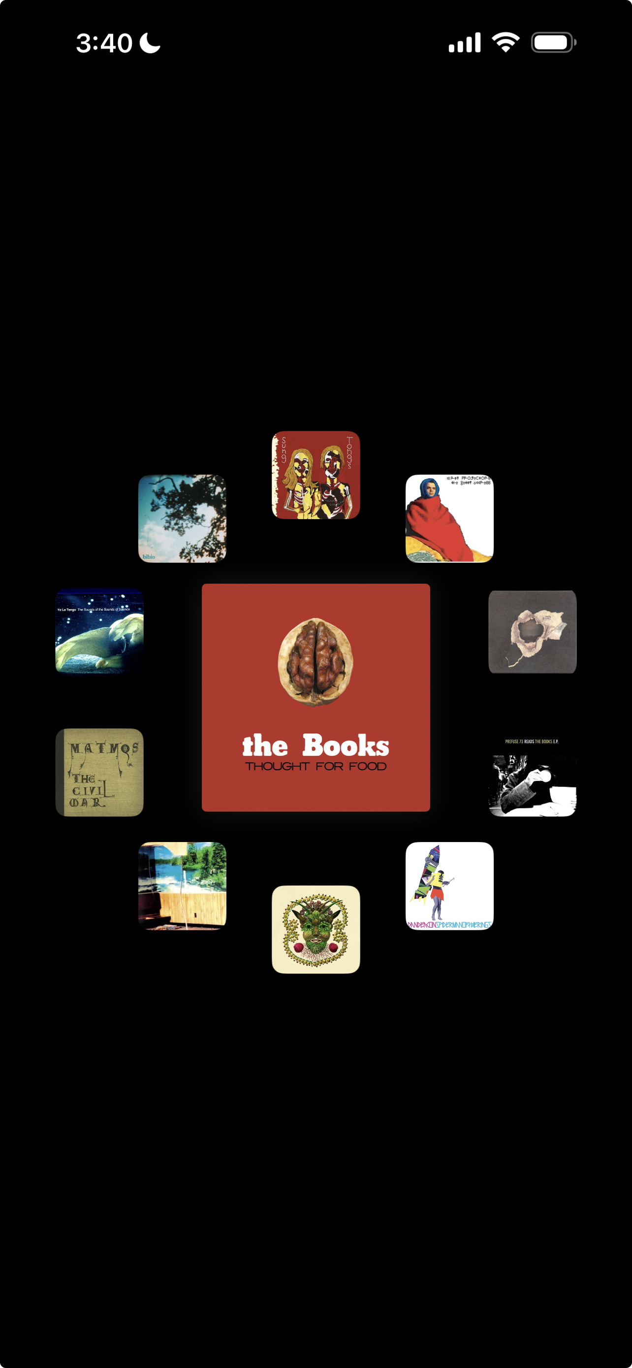 Album cover full-screen